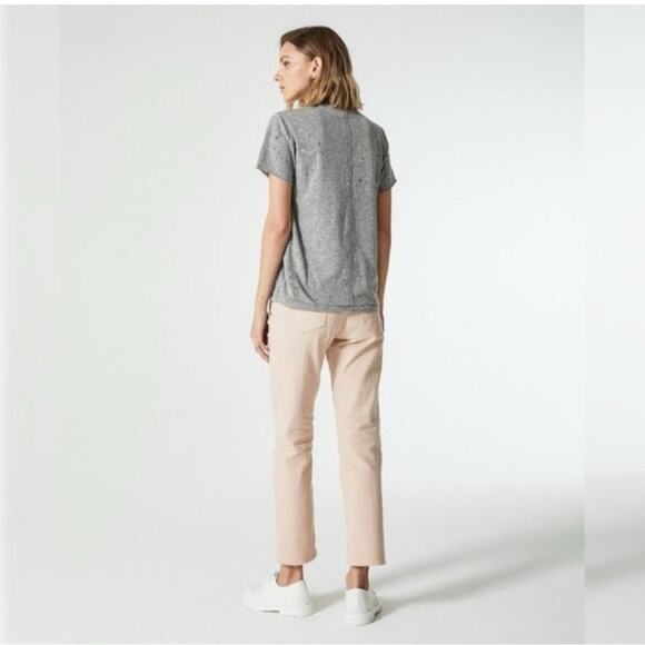 AG The Isabelle High-Rise Straight Crop Jeans, Blush, Casual, Weekend, 32 - Picture 6 of 16